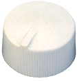 Rotary plastic knob